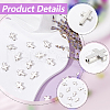 SOFPLATE 400Pcs CCB Plastic Beads CCB-SP0001-04P-6