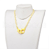 Personalized ABS Plastic Cable Chain Necklaces NJEW-JN02849-05-4