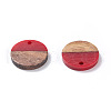 Resin & Wood Pendants X-RESI-S358-02C-M-2