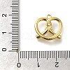 Rack Plating Brass Micro Pave Cubic Zirconia Pendants KK-H512-01G-3