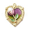 Alloy Enamel Pendants ENAM-K076-12A-01-1