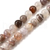 Natural Amethyst Lace Agate Beads Strands G-H312-C01-8mm-2