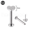 G23 Titanium Threadless Labrets WG192F4-06-1