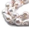 Natural Nucleated Pearl Beads Strands PEAR-B004-15C-03C-3