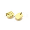 Brass Charms KK-I275-14G-02-2