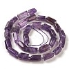 Natural Amethyst Beads Strands G-M403-B23-3