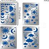 Fingerinspire 4Pcs 4 Style Custom 304 Stainless Steel Cutting Dies Stencils DIY-FG0002-04-2