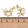 Brass Micro Pave Cubic Zirconia Pendants KK-A257-18G-03-3