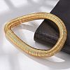 304 Stainless Steel Stretch Bangles BJEW-S161-03A-G-1