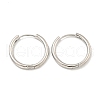 Brass Hoop Earrings EJEW-L211-08F-P-1