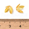 Rack Plating Brass Flower Bead Caps KK-K381-06A-G01-3