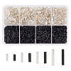 GOMAKERER 1692Pcs 8 Styles Glass Twisted Bugle Beads SEED-GO0001-05B-1