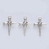 Tibetan Style Alloy Pendants X-TIBE-R316-109AS-RS-1