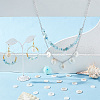   Natural Freshwater Shell Pendant Sets SHEL-PH0001-54-5