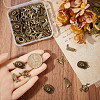 SUNNYCLUE 90Pcs 3 Styles Tibetan Style Alloy Pendants FIND-SC0011-69-3