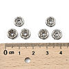 Iron Grade A Crystal Rhinestone Spacer Beads RB-A010-8MM-N-3