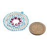 Seed Beads Beaded Pendants PALLOY-MZ00386-02-3