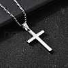 304 Stainless Steel Pendant Necklaces NJEW-P329-03B-P-2
