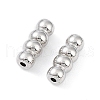 Anti-Tarnish Rhodium Plated 925 Sterling Silver Screw Clasps STER-K173-04P-1