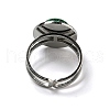 304 Stainless Steel Open Cuff Rings STAS-Z060-06P-4