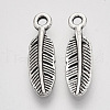 Tibetan Style Alloy Charms TIBEP-S319-008AS-RS-1