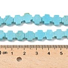 Geark Cross Natural Magnesite Beads Strands G-N0131-04D-5