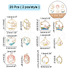 ARRICRAFT Alloy Enamel Pendants ENAM-AR0001-06-6