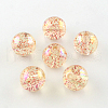 Round AB Color Transparent Acrylic Beads X-TACR-D005-14mm-M-2