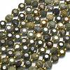 Natural Silver Leaf Jasper Beads Strands G-C116-A17-02-2