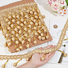 Curtain Plastic Beaded Fringe Trim OCOR-WH0090-69D-3