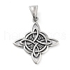 304 Stainless Steel Pendants STAS-R225-11AS-1