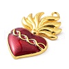 Alloy Enamel Pendants ENAM-P252-04G-2