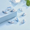 Opaque Glass Cabochons GGLA-S038-03B-5x10-2