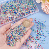   9000Pcs 9 Colors Luminous Glow in the Dark Glass Beads GLAA-PH0003-23-3