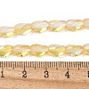 Electroplate Glass Beads Strands EGLA-L045-C-FR02-4