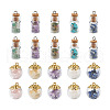 Craftdady 40Pcs 2 Style Glass Bottle Pendants FIND-CD0001-21-8