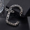Gothic Style Cross 304 Stainless Steel Link Bracelets FS-WG287BB-02-1