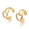 Brass Cuff Earrings EJEW-F370-20G-3