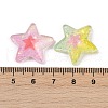 Transparent Star Resin Cabochons RESI-R465-08-3