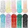Olycraft 10Bag 10 Color Transparent Acrylic Rhinestone Cabochons TACR-OC0001-08-1