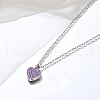 Stylish Stainless Steel Heart Pendant Necklace for Women GE0081-2-1