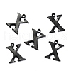 304 Stainless Steel Alphabet Charms STAS-H122-X-EB-2