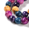 Natural Fire Crackle Agate Beads Strands G-M437-A01-01B-4