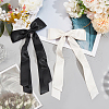 CRASPIRE Big Bowknot Polyester Alligator Hair Clips AJEW-CP0008-42B-04-4