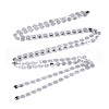 Tarnish Resistant 304 Stainless Steel Link Chains CHS-S006-JN945-1-3