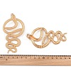 Alloy Stud Earrings EJEW-R021-03KCG-02-3
