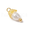 Flower Acrylic Charms PALLOY-JF03588-07-4