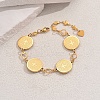 Religion Stainless Steel Link Bracelets for Women ZC8360-3-1