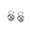 Tarnish Resistant 201 Stainless Steel Pendant End Piece STAS-D448-079P-1