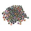 130Pcs 10G Transparent Glass Seed Beads GLAA-V001-07-1